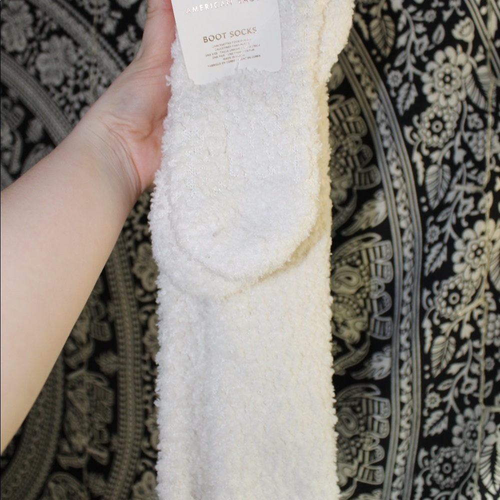 American Eagle Fuzzy Boot Socks.